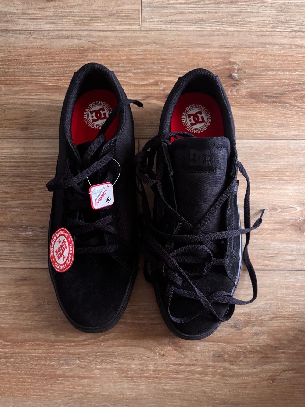 DC Shoes Lynnfield S Men's Skateboarding Shoes Black US 12 Medium D